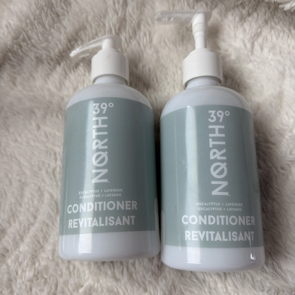 2 Bottles Of 39° North Conditioner Eucalyptus & Lavender . 8.5 Oz Each Bottle